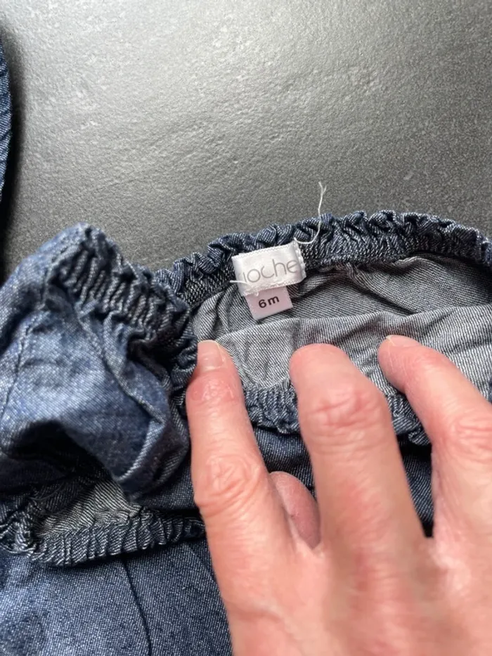 Ensemble robe jeans 2culottes - photo numéro 4