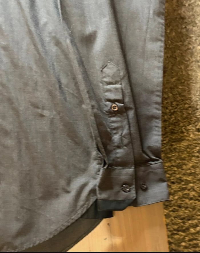Chemise homme gris anthracite Taille L - photo numéro 5