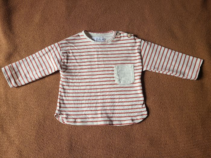 T-shirt rayé style marinière Zara 3-6 mois