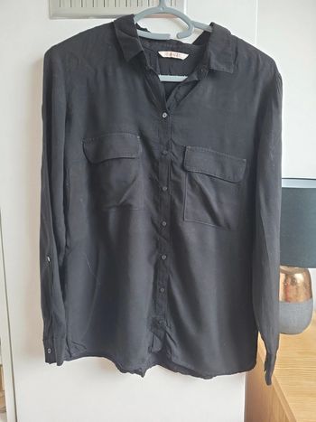 Chemise fluide noire