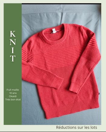 ​☀️ Pull en Maille – Okaïdi ☀️
