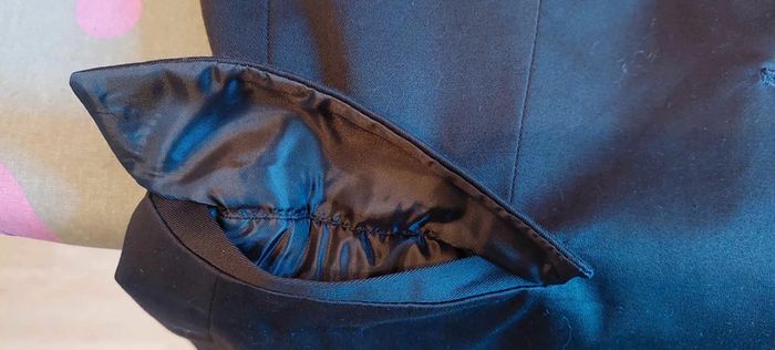 Belle veste blazer cintrée femme noire L Zara Basic neuve - photo numéro 5