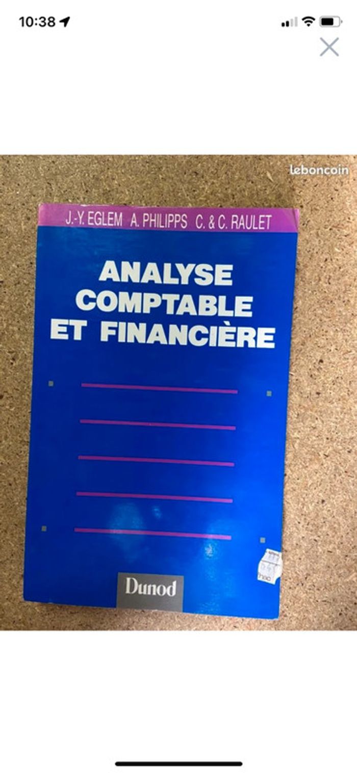 Analyse comptable et financière