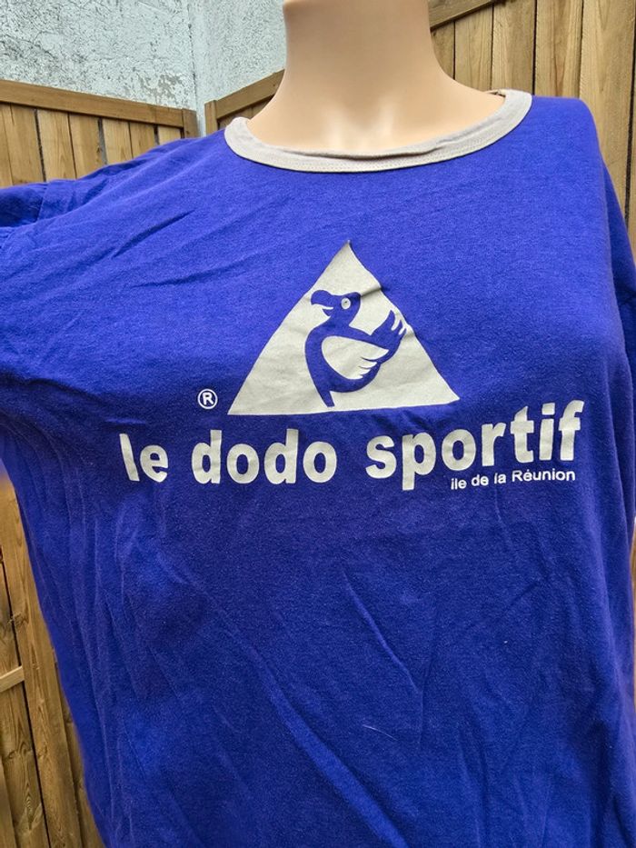 Tee-shirt le Dodo sportif 🍒vintage y2k🍒mixte taille 38/M homme L femme - photo numéro 3