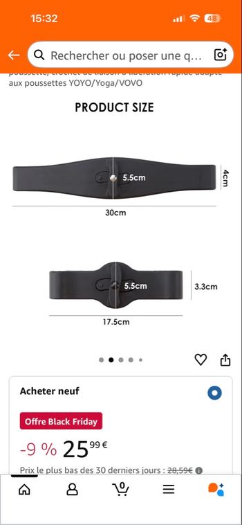 Connecteur / adaptateur de poussette yoyo