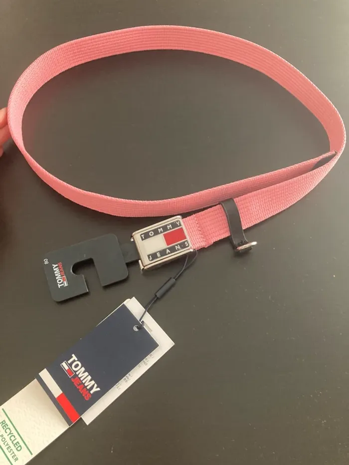Tommy Hilfiger ceinture rose 80 cm