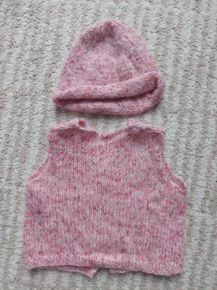 Ensemble gilet + bonnet - photo numéro 3