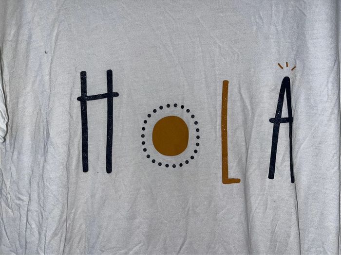 TEE shirt hola - photo numéro 2