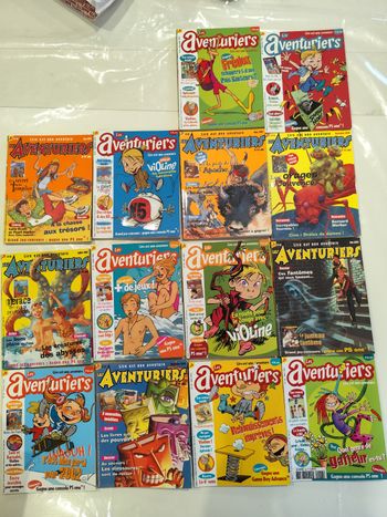 Lot 14 livres les aventuriers