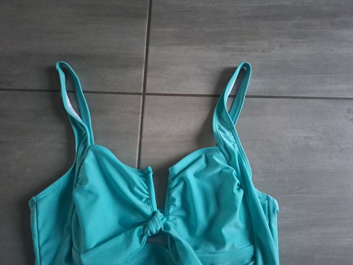 Maillot de bain bleu turquoise 0XL - photo numéro 3
