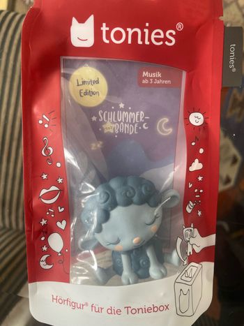 Tonies mouton noir gris bleu neuf Schlummerschaf endormir bebe