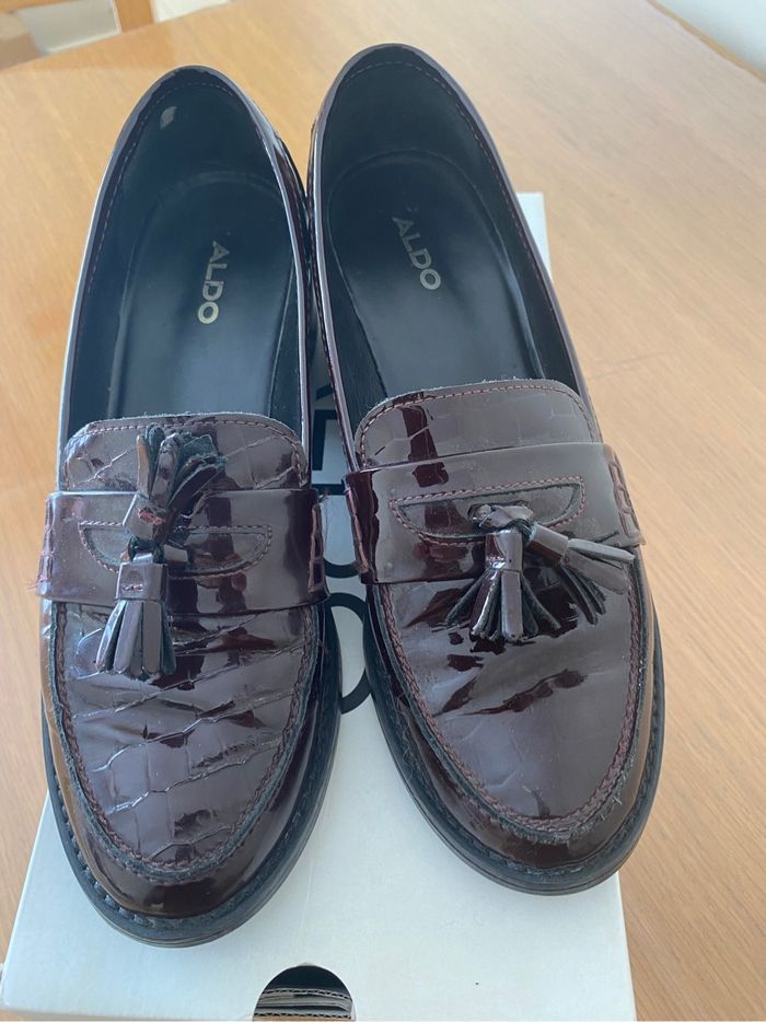 Chaussure Aldo rouge bordeau - photo numéro 2