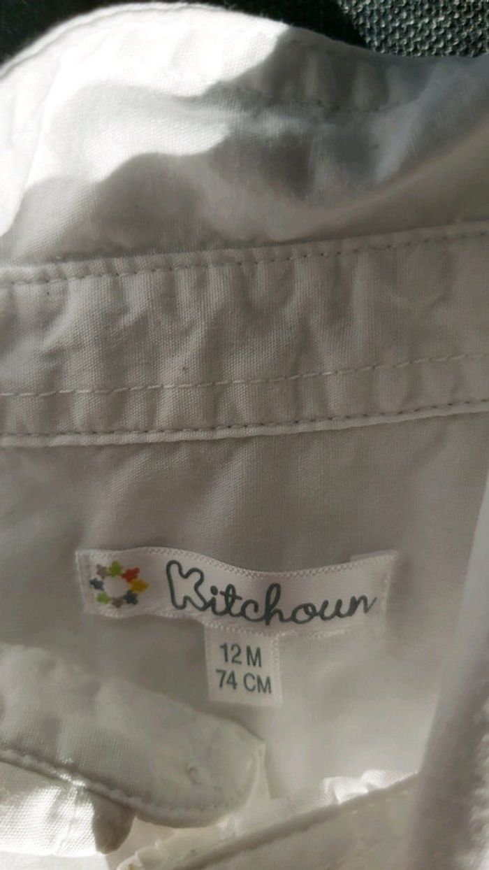 Chemise manche longue 12mois neuf - photo numéro 3