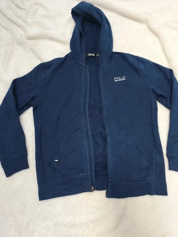 Sweat zippé XL adolescent ou S Homme Ralph Lauren Polo Sport - photo numéro 3