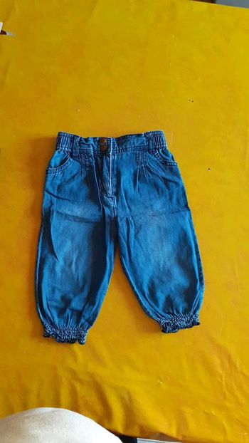 Pantalons effet Jeans toile  léger