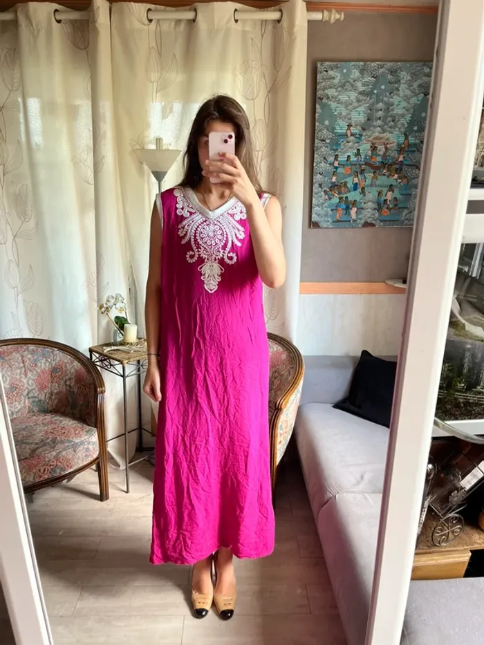 Djellaba vintage coton