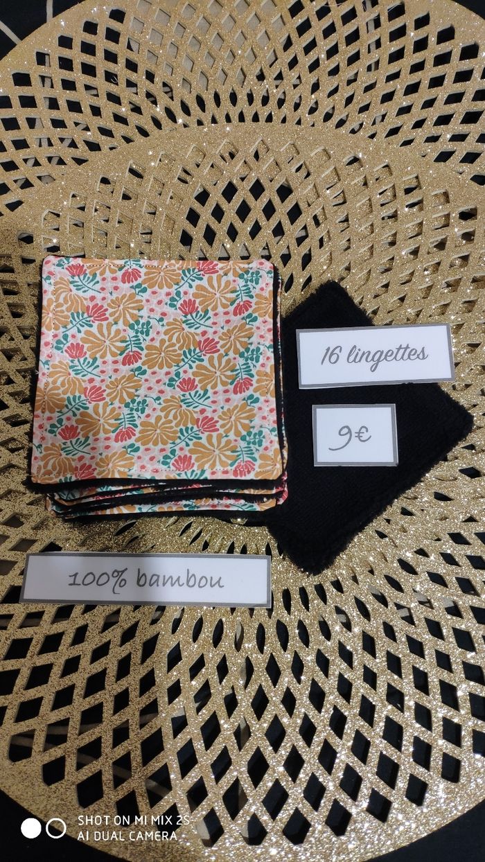 16 lingettes lavables neuf