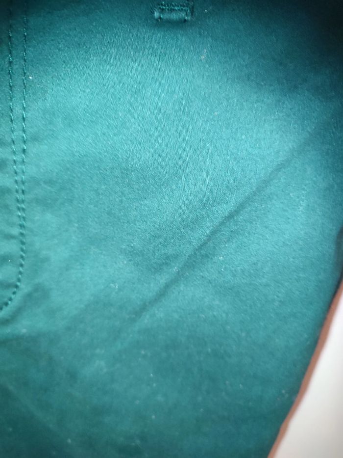 pantalon en jean vert - photo numéro 3