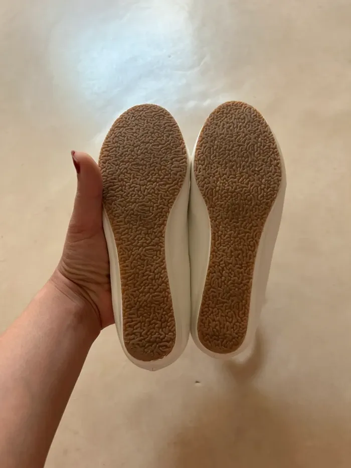 Chaussure blanche compense fille taille 30 chaussea - photo numéro 4