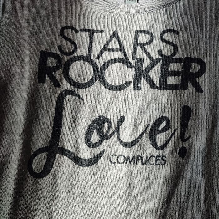 Tee-shirt 14 ans stars rocket gris - photo numéro 2