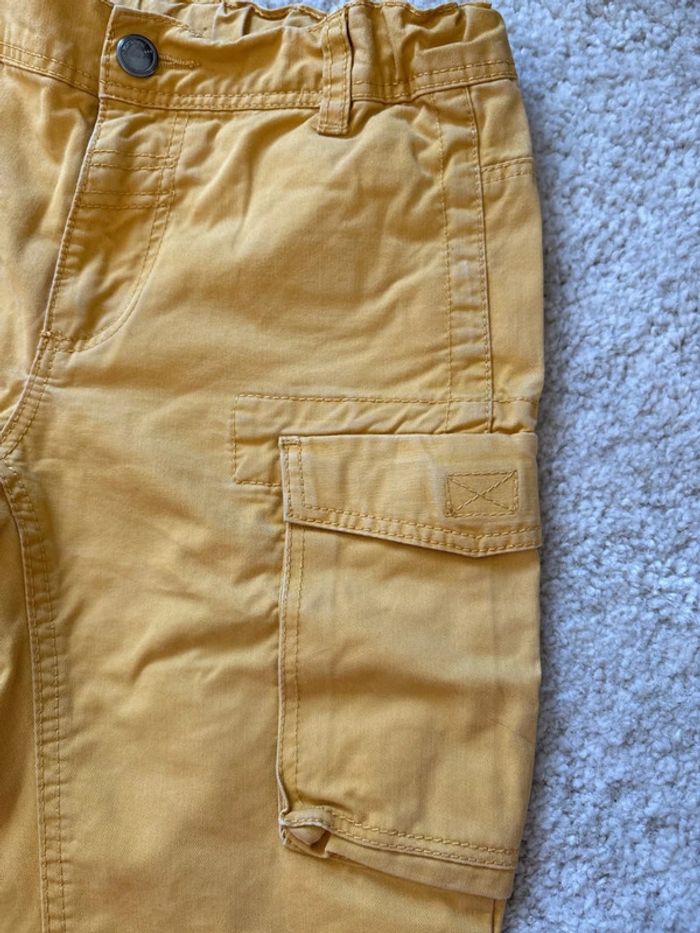 Bermuda jaune tape à l’œil taille 8 ans - photo numéro 5