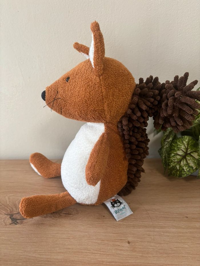 Doudou peluche écureuil marron blanc jellycat rare - photo numéro 3