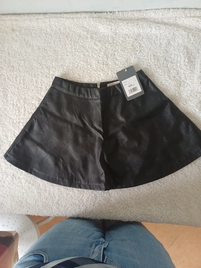 Jupe en simili cuir