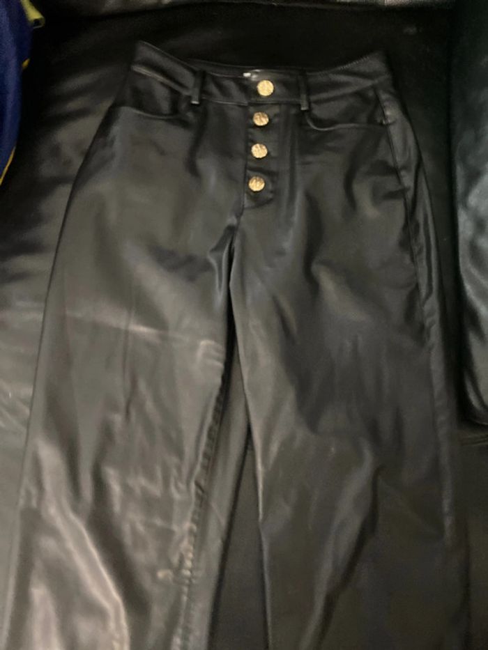Pantalon habillé . similicuir. Zara, femme, taille S. - photo numéro 12