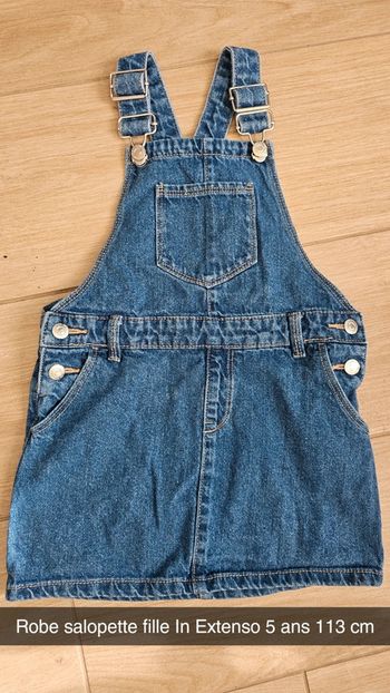 Salopette jean in extenso