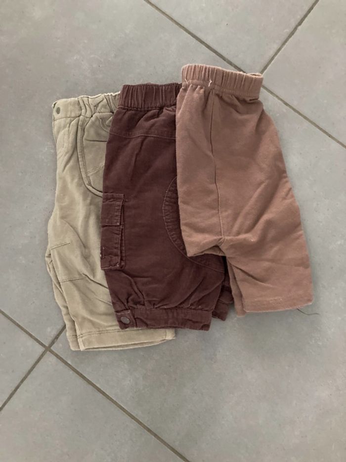 Lot pantalon pantacourt 6 mois vêtement bébé fille