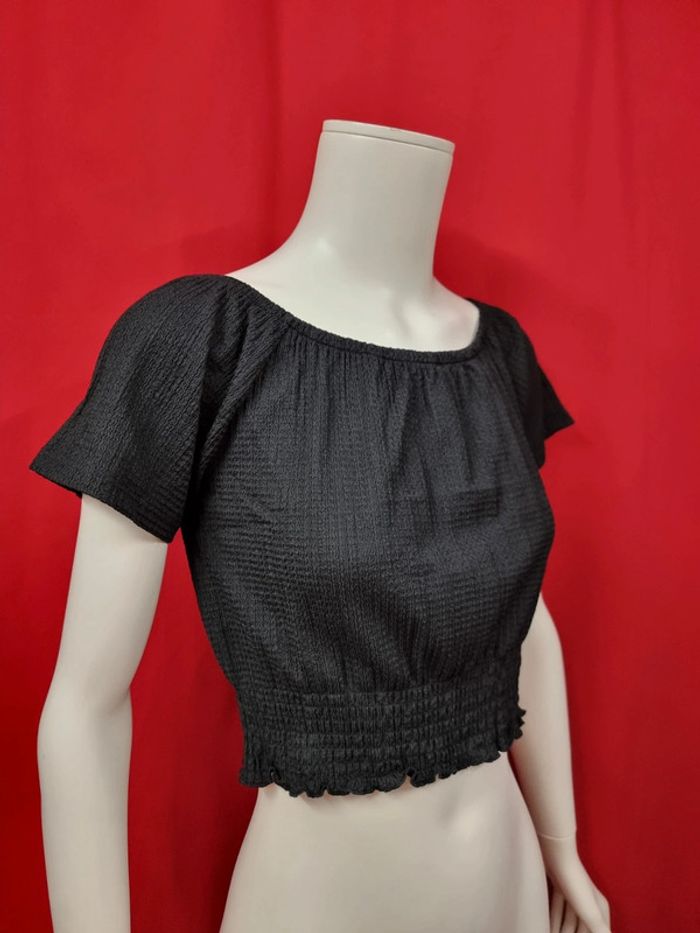 NA-KD haut smocké à épaules dénudées taille S NA-KD Beebs