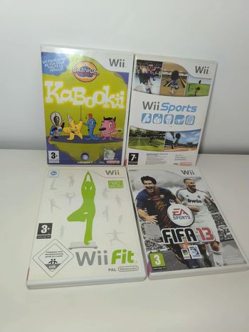 Wii - lot de 4 jeux