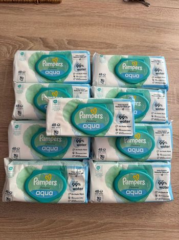 Lingettes Pampers Harmonie Aqua