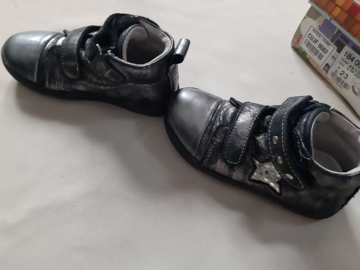 chaussures à scratchs tout cuir fille - Bellamy - pointure 23 - photo numéro 4