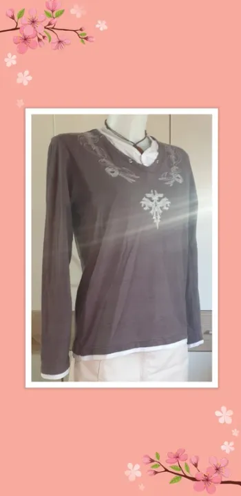 🤎 T-shirt manches longues marron🤎