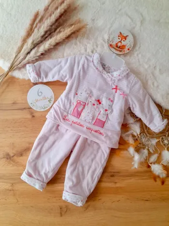 Ensemble très chaud 6 mois fille