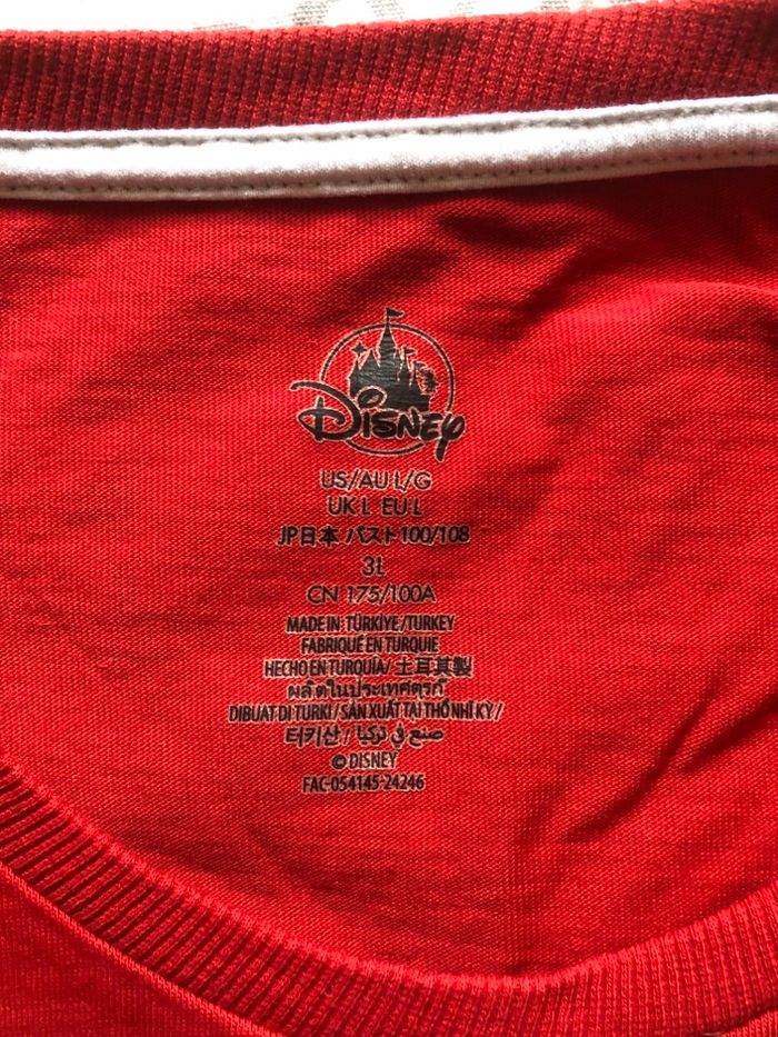 T shirt femme minnie boutique Disney Londres taille 3 L - photo numéro 2