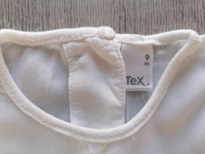 T. Shirt bi matière 9 mois - photo numéro 3