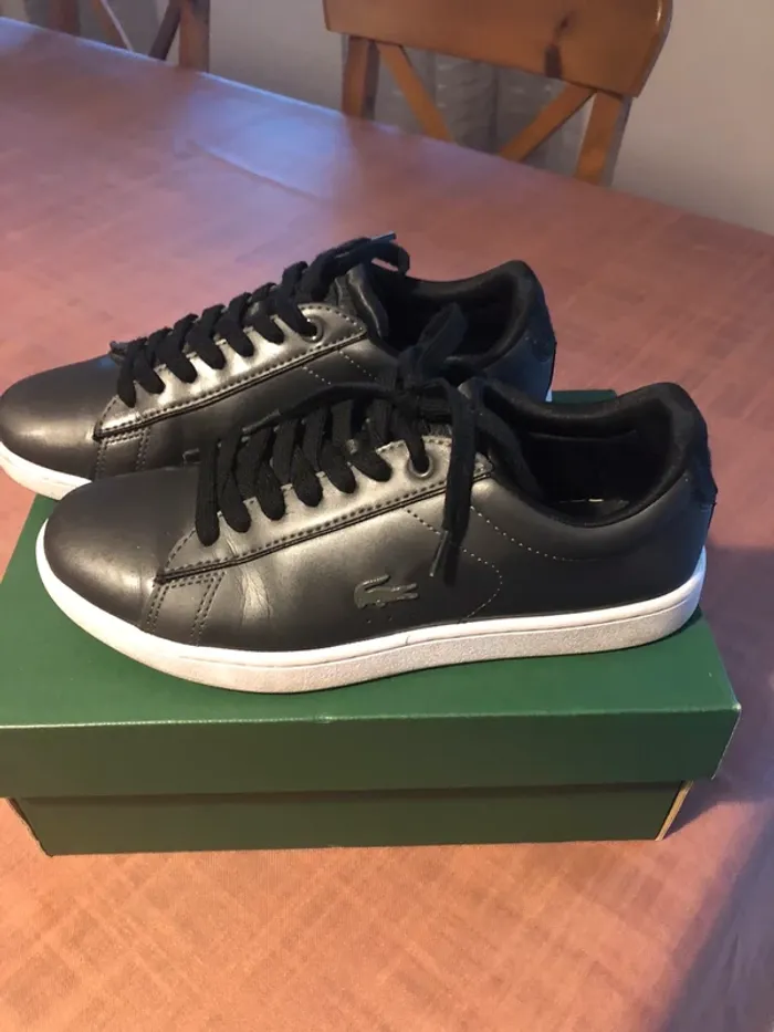 Baskets Lacoste gris foncé - photo numéro 3