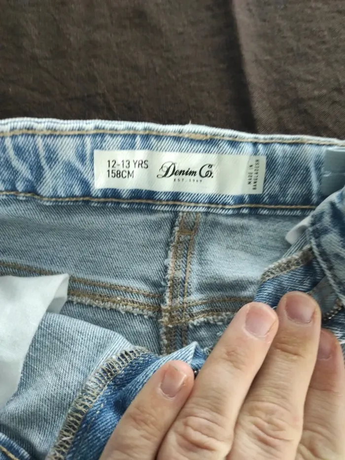Jupe en jean clair denim co - photo numéro 3