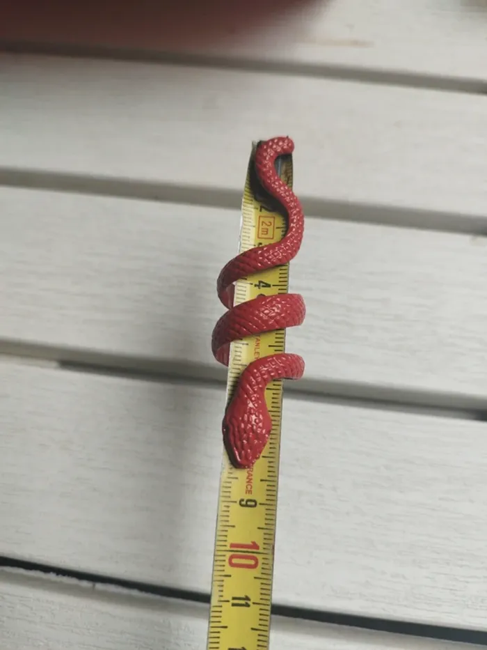 Bague serpent rouge - photo numéro 4