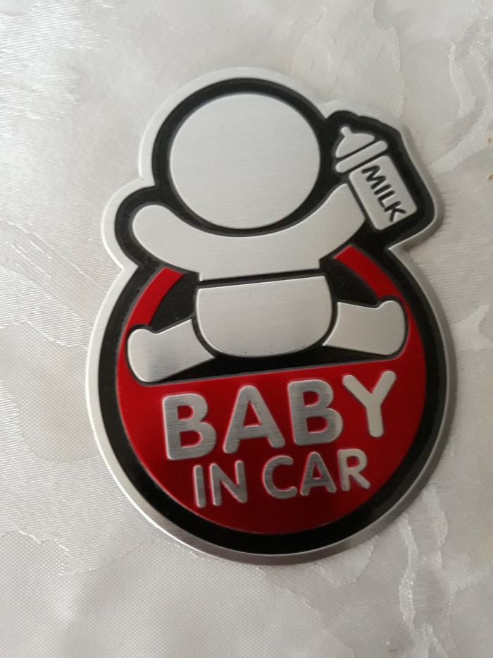 Faby27800 Autocollant "Baby in car" (bébé à bord) - photo numéro 2