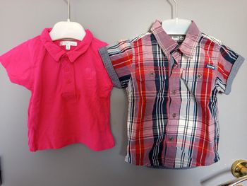 Lot chemise et polo 9 mois