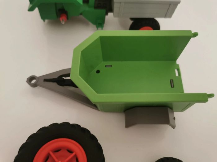 Playmobil 4497 pièce détaché fermier tracteur faucheuse - photo numéro 3