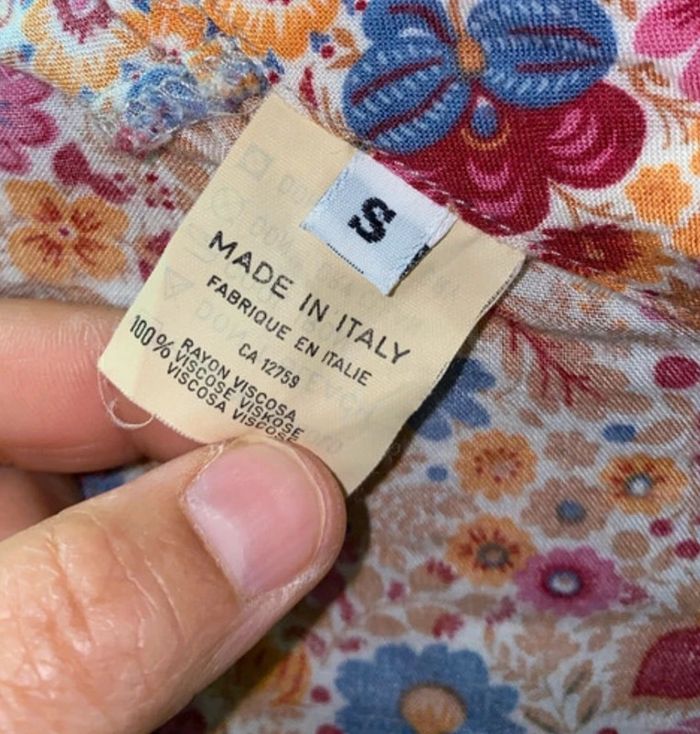 🌺 Chemise à fleurs style vintage Taille 38/40 - photo numéro 11