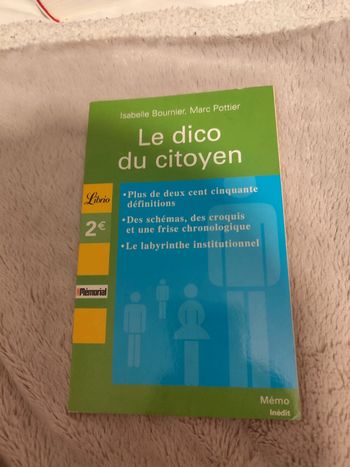 Livre Le dico du citoyen