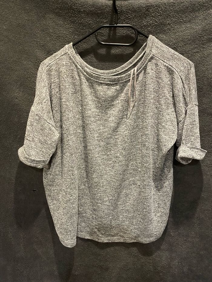 T-shirt gris Jennyfer – Taille S - photo numéro 3