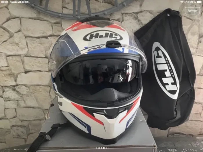 Casque hjc c70 comme neuf - photo numéro 4