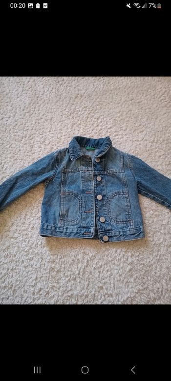 Veste en jeans bébé