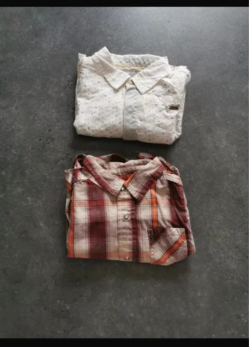 Lot de deux chemises garçon 9 mois